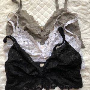 🌸Three Lace Bralettes🌸
